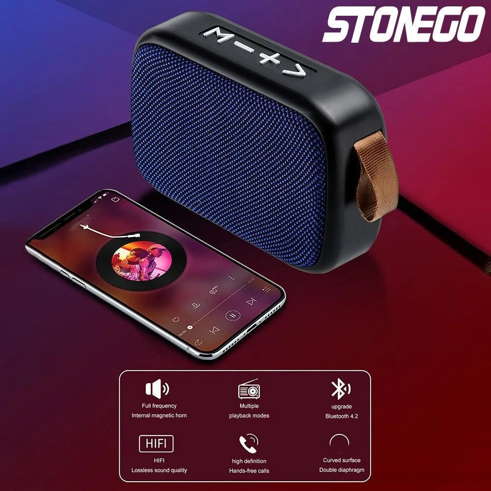 Mini parlante Portátil Bluetooth MARCA STONEGO