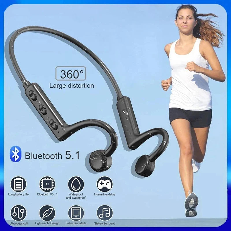 Audífono KS-19 Bluetooth V5.1 Wireless para deportistas