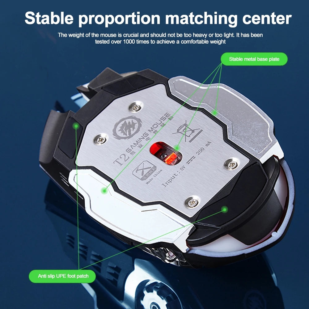 Mouse 2.4G Bluetooth Recargable Gamer