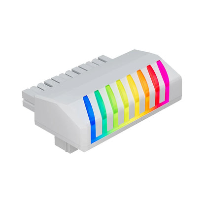 TEUCER ATX 24Pin Adapter 90 Degree ARGB Adapter for Desktop PC Motherboard DIY Computer Accessories