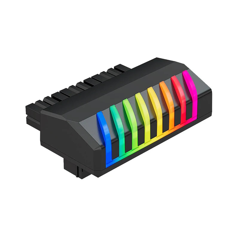 TEUCER ATX 24Pin Adapter 90 Degree ARGB Adapter for Desktop PC Motherboard DIY Computer Accessories