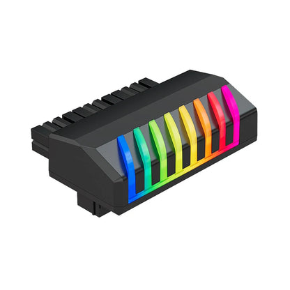 TEUCER ATX 24Pin Adapter 90 Degree ARGB Adapter for Desktop PC Motherboard DIY Computer Accessories