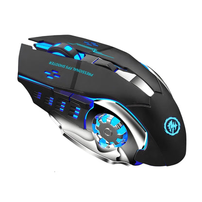 Mouse 2.4G Bluetooth Recargable Gamer
